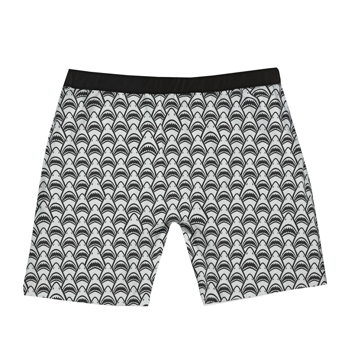 Shark Doodle Print Pattern Boxer Briefs-grizzshop