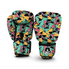 Shark Print Pattern Boxing Gloves-grizzshop