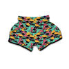 Shark Print Pattern Muay Thai Boxing Shorts-grizzshop