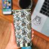 Sharks Underwater Tattoo Print Pattern Tumbler-grizzshop