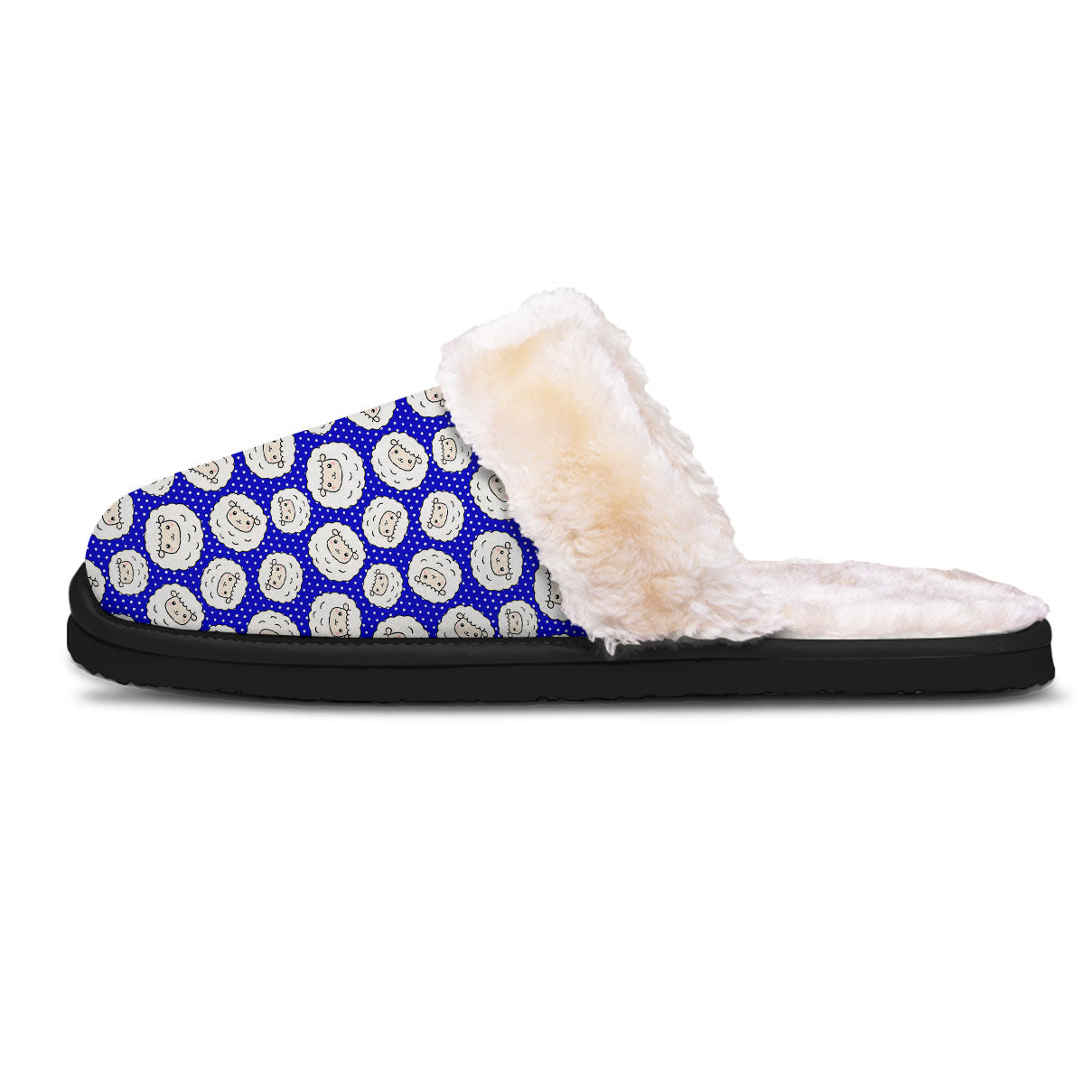 Sheep Cartoon Print Pattern Slippers-grizzshop
