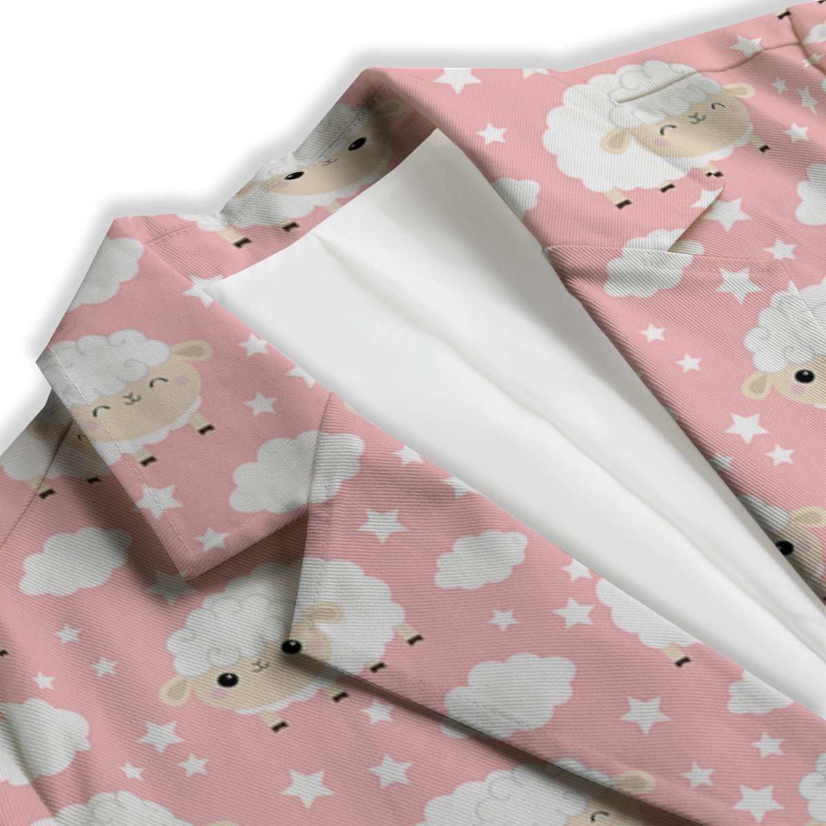 Sheep Cute Print Pattern Women's Blazer-grizzshop