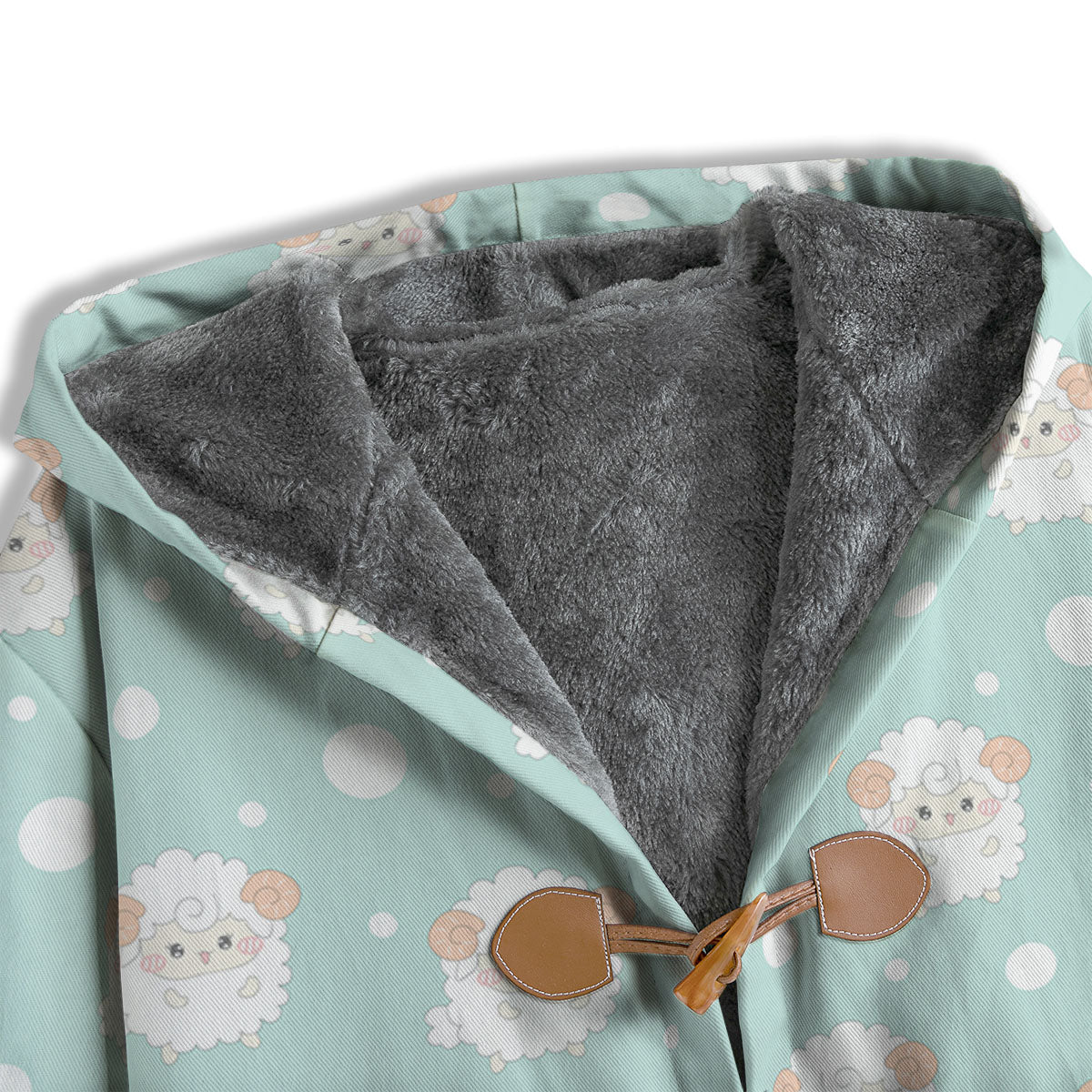 Sheep Kawaii Print Pattern Men's Windbreaker Jacket-grizzshop