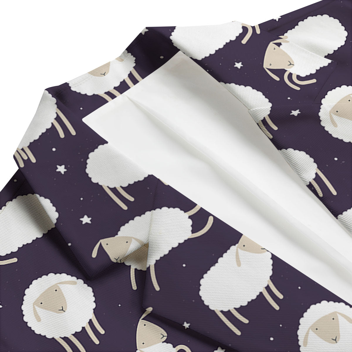 Sheep Print Pattern Men's Blazer-grizzshop
