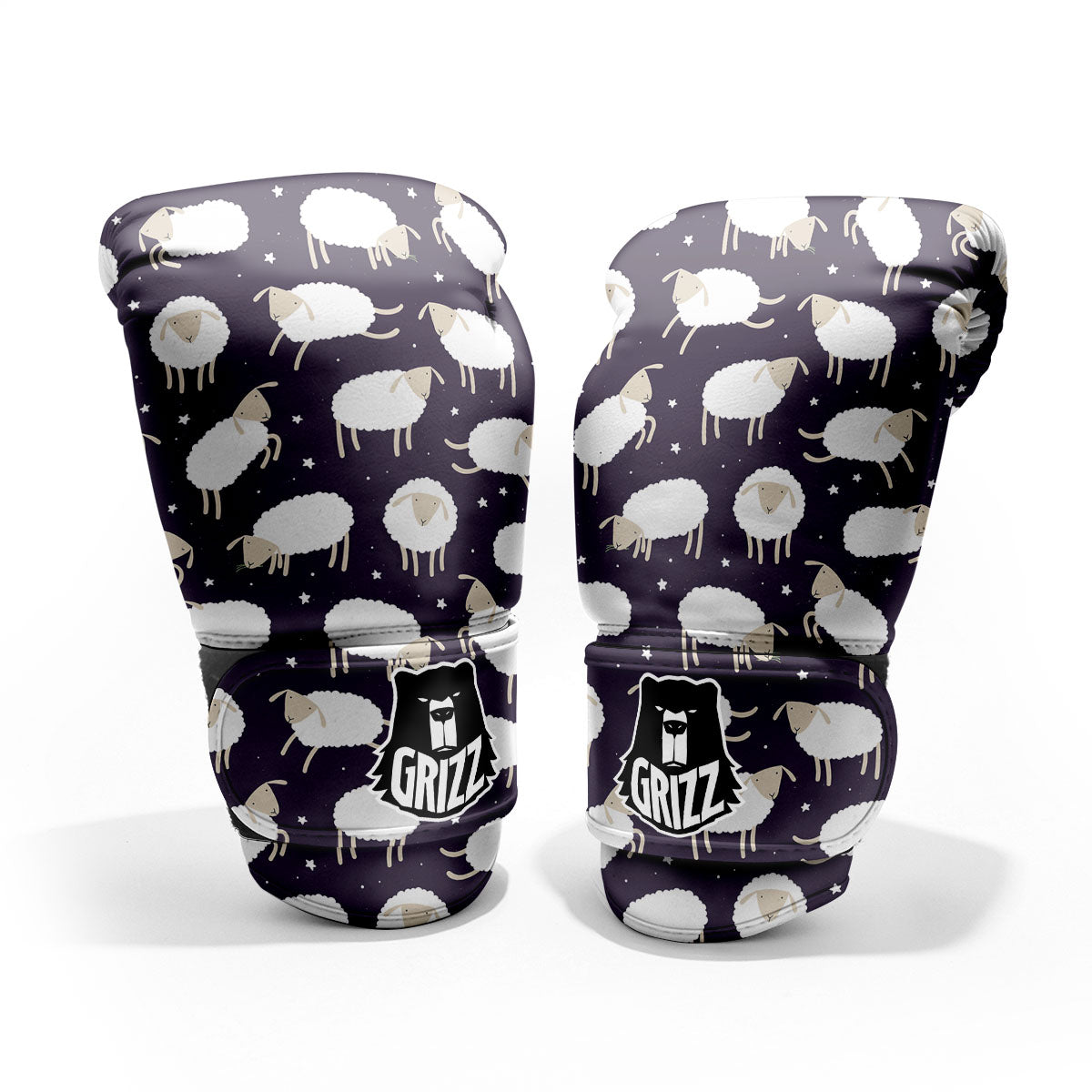 Sheep Print Pattern Pro Boxing Glove