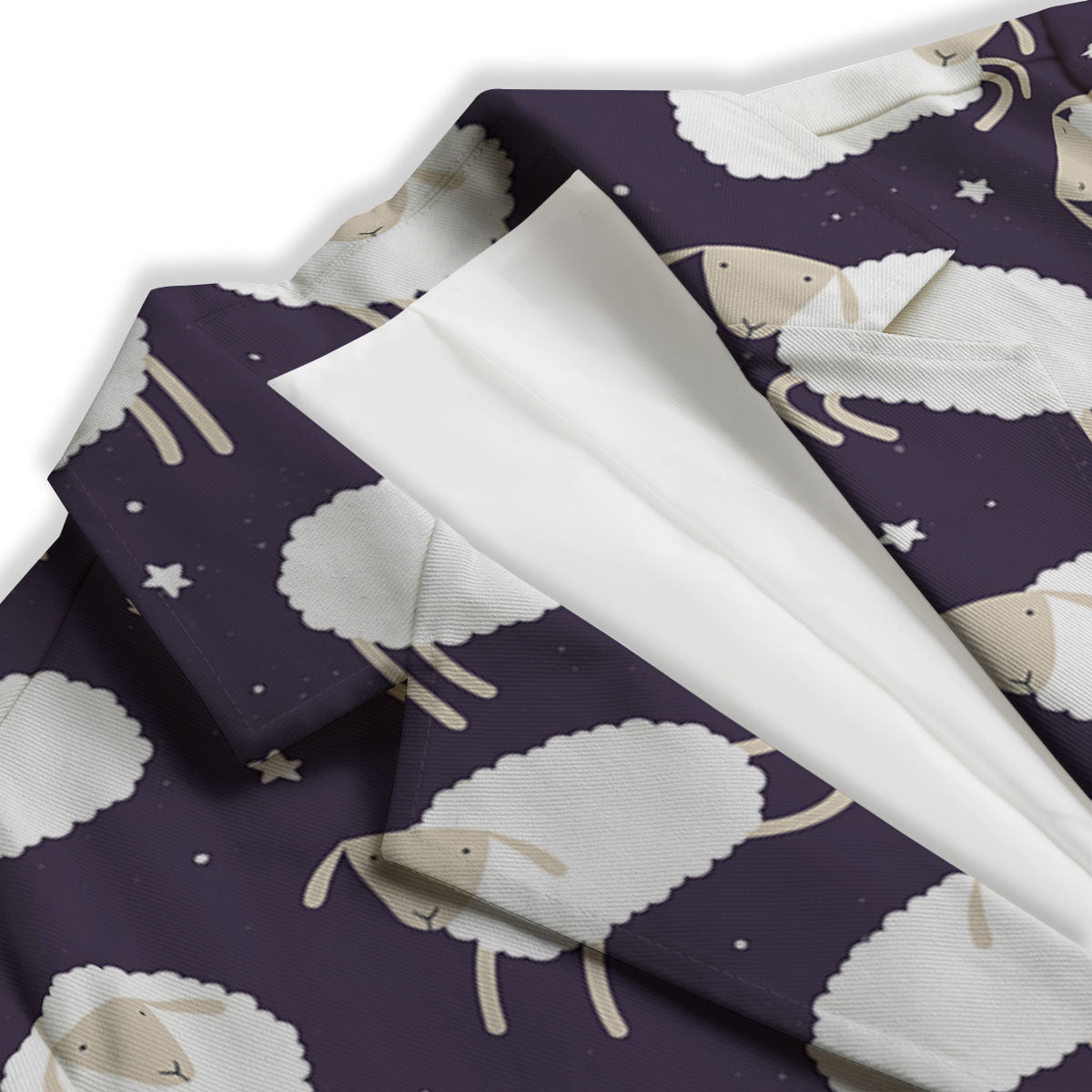 Sheep Print Pattern Women's Blazer-grizzshop