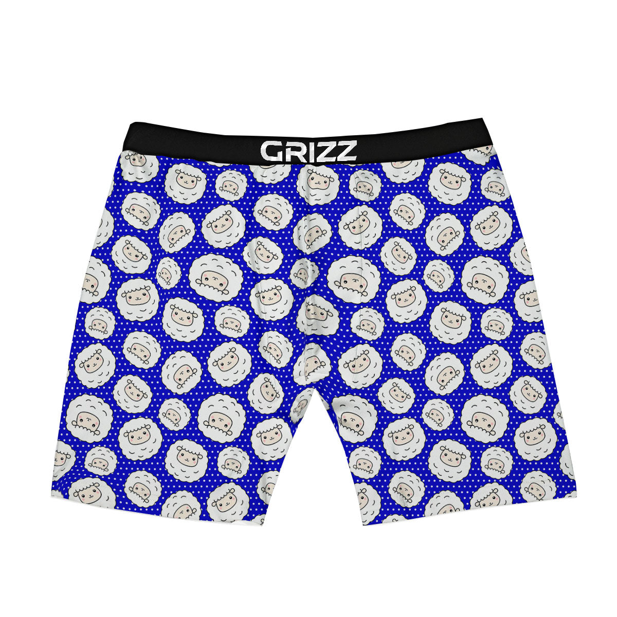 Sheep Cartoon Print Pattern Boxer Briefs