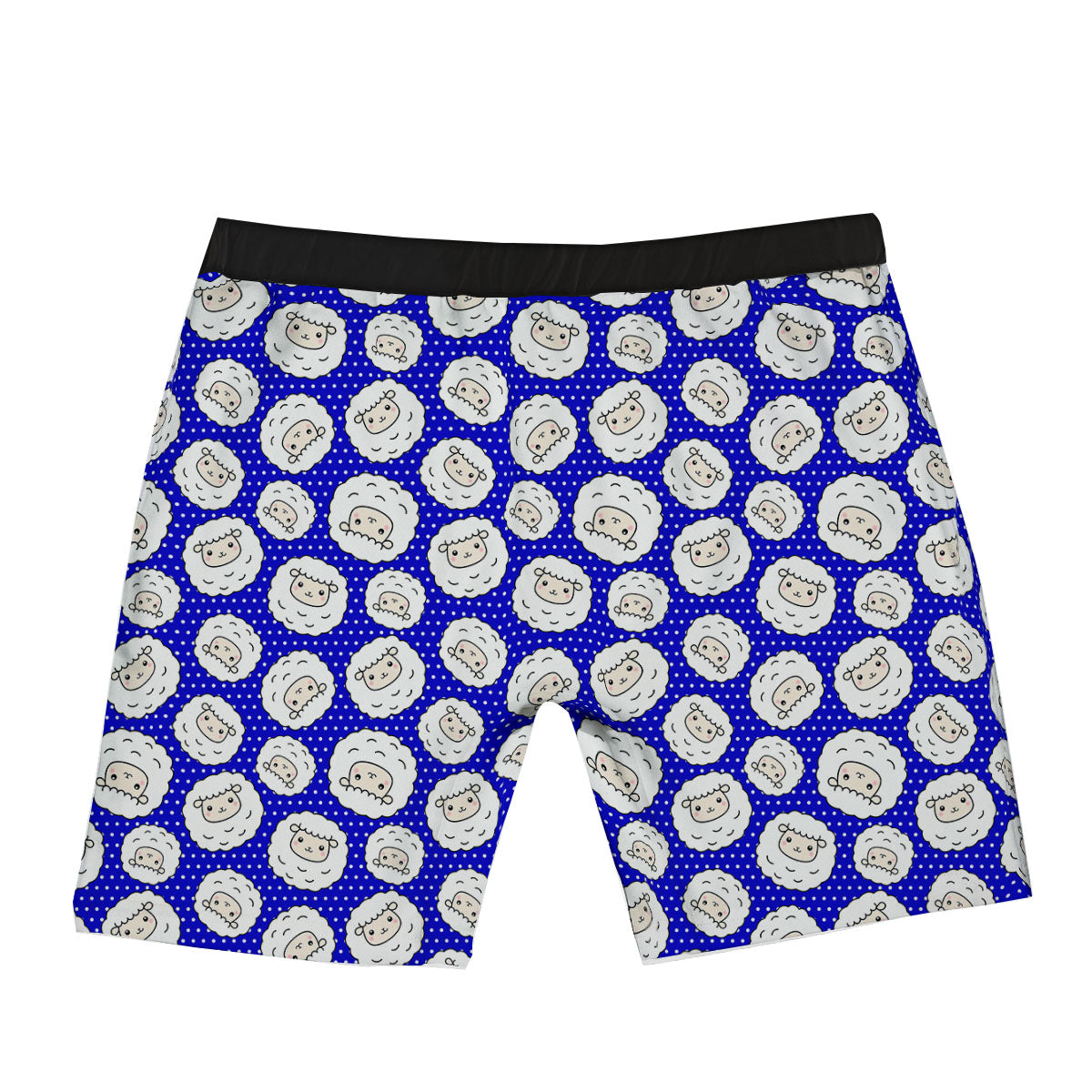 Sheep Cartoon Print Pattern Boxer Briefs