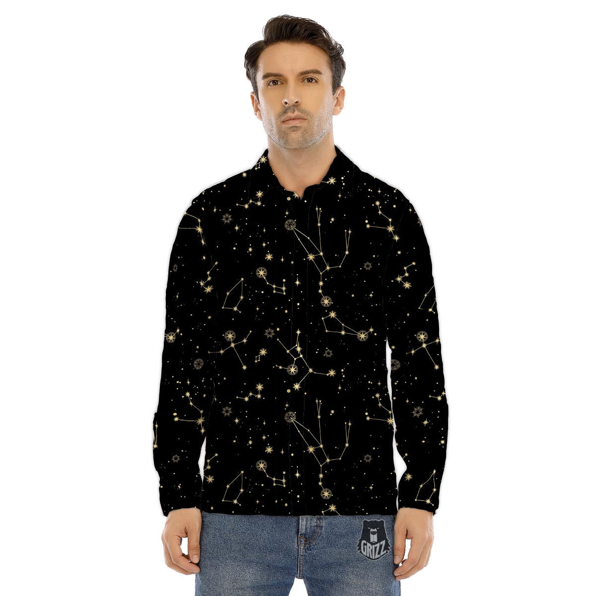 Shell Sea Turtle Print Pattern Men's Dress Shirts-grizzshop