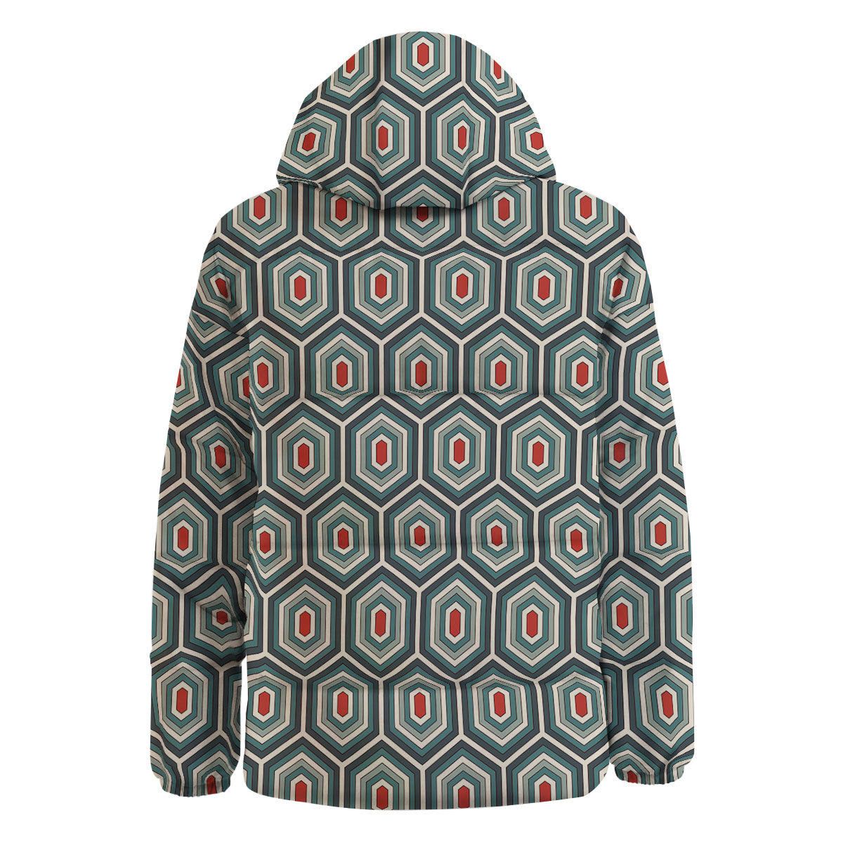 Shell Turtle Print Pattern Down Jacket-grizzshop