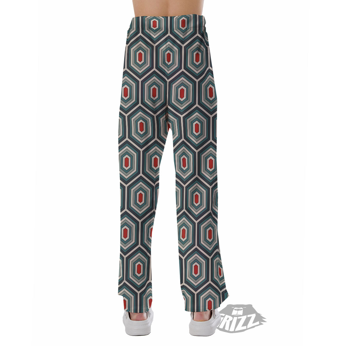 Shell Turtle Print Pattern Pajama Pants-grizzshop