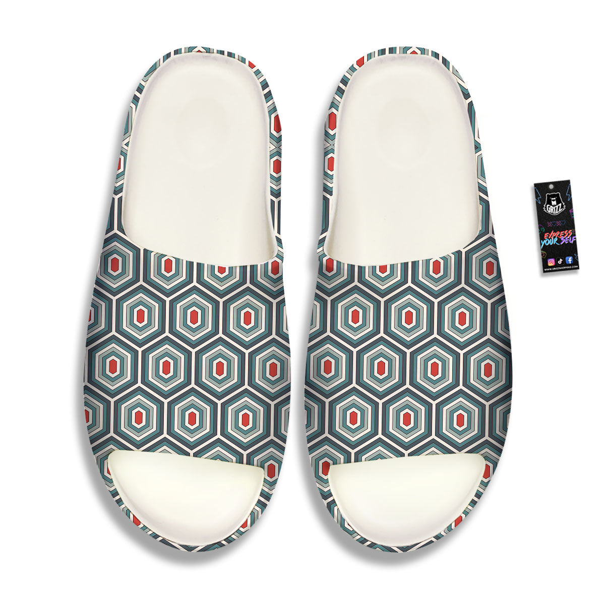 Shell Turtle Print Pattern Sandals-grizzshop