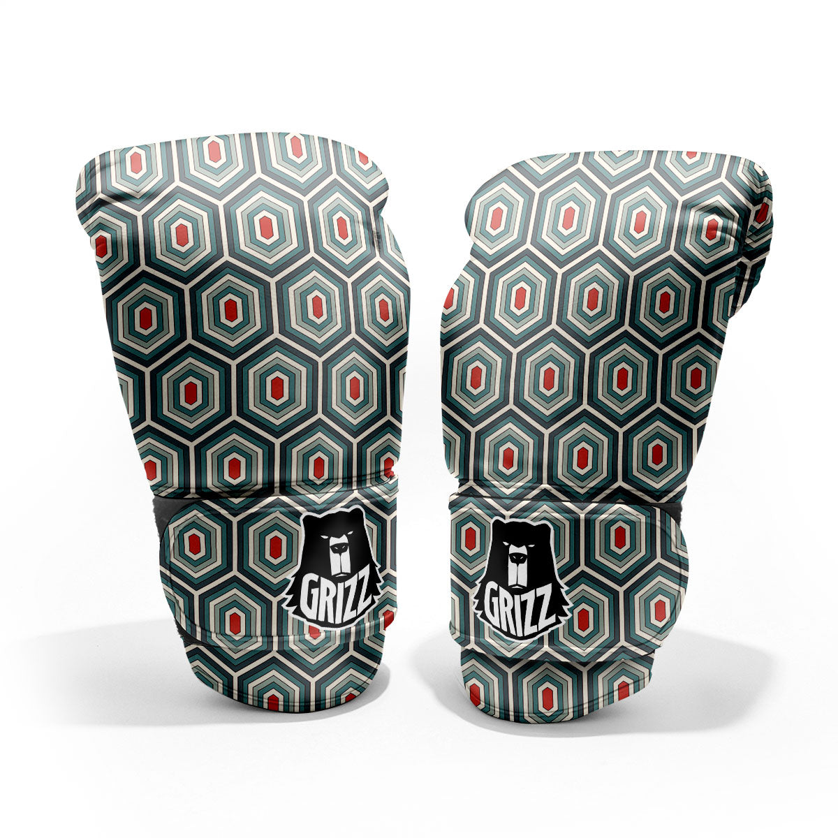 Shell Turtle Print Pattern Sparring Gloves-grizzshop