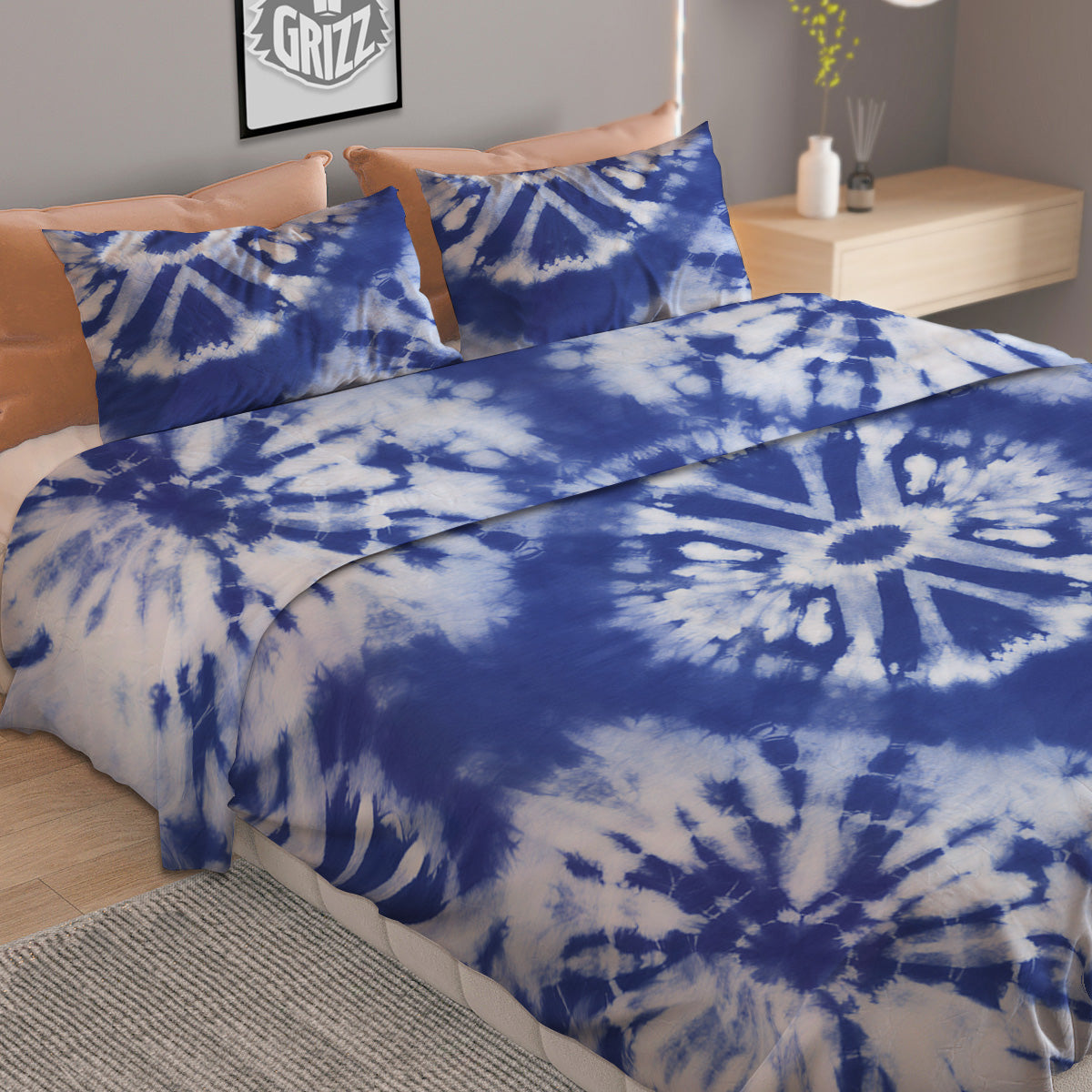 Rose Eyeball Print Pattern Duvet Cover Bedding Set