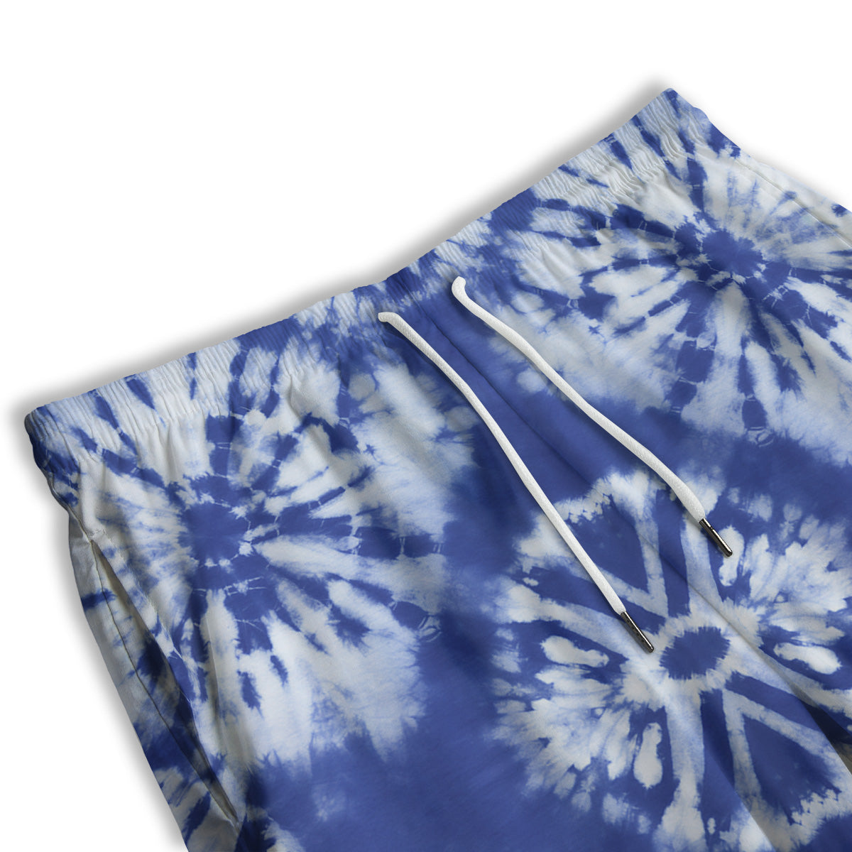 Shibori Blue Print Men's Athletic Shorts