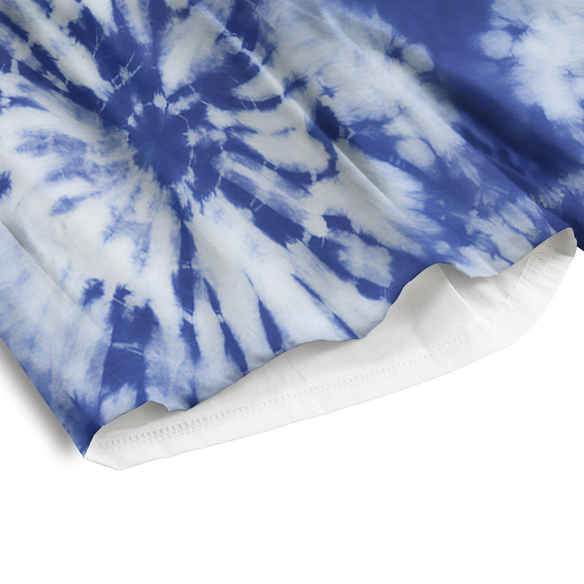 Shibori Blue Print Men's Athletic Shorts