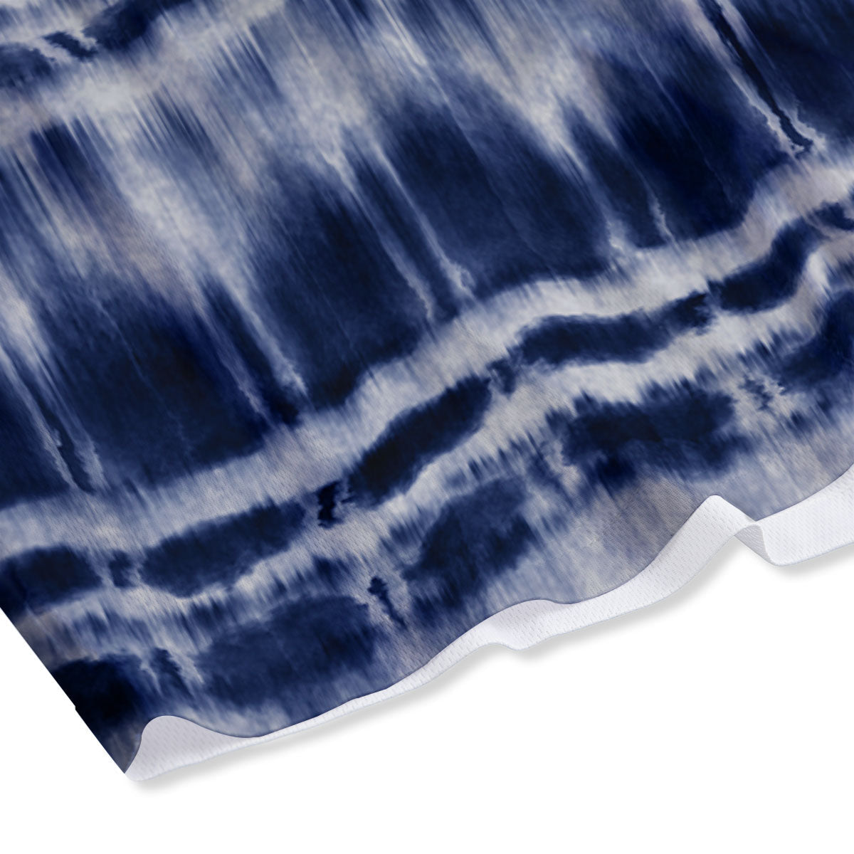 Shibori Indigo Dye Print Mesh Shorts