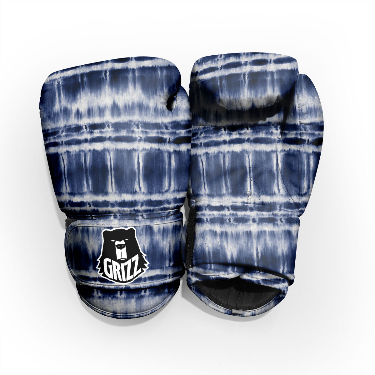 Shibori Indigo Dye Print Pro Boxing Glove