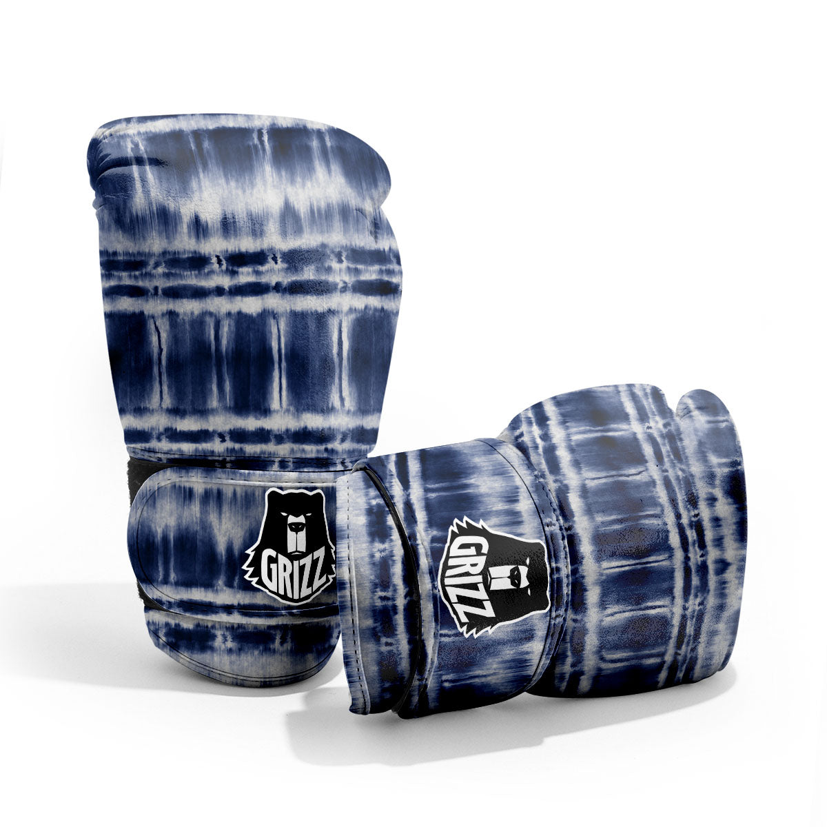 Shibori Indigo Dye Print Pro Boxing Glove