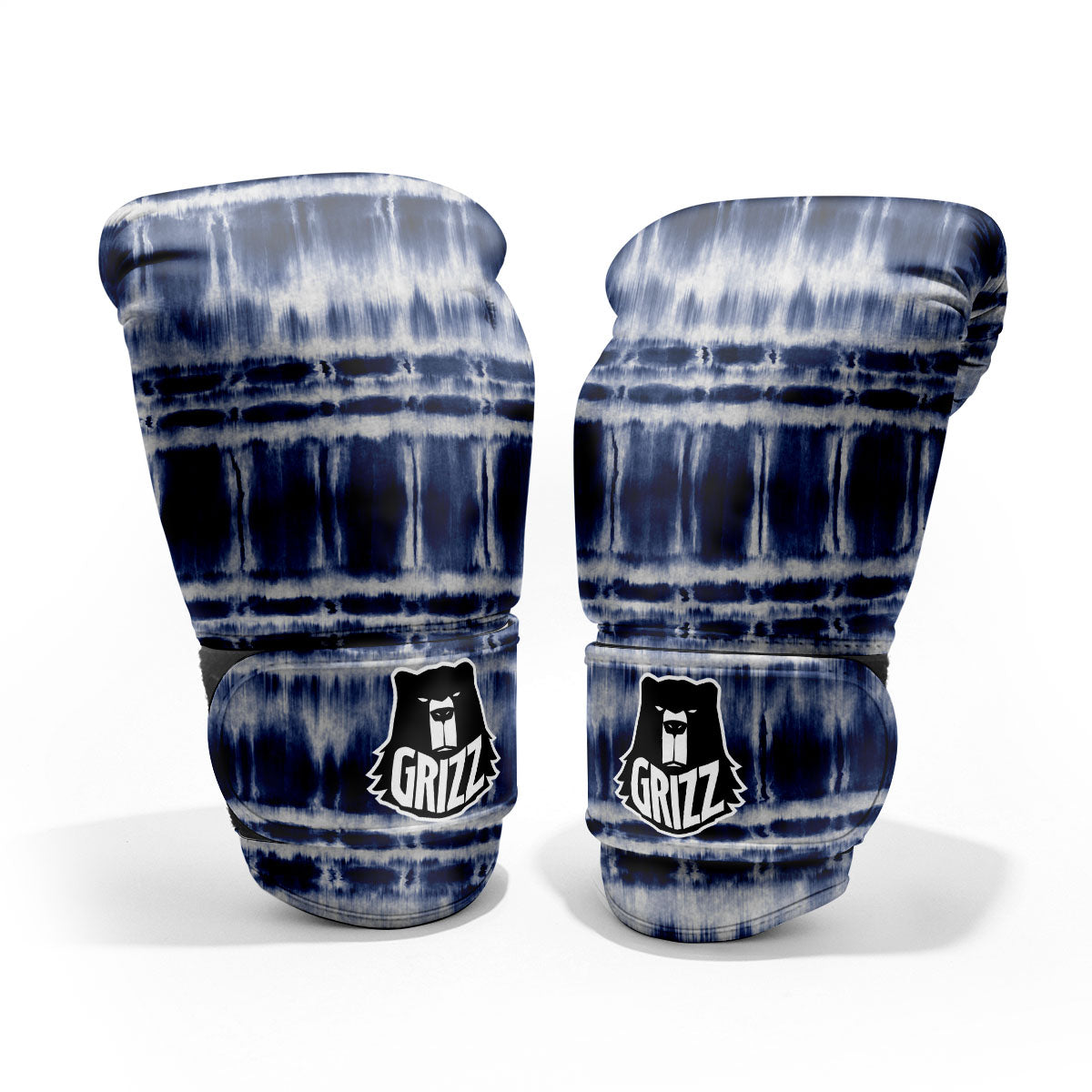 Shibori Indigo Dye Print Pro Boxing Glove