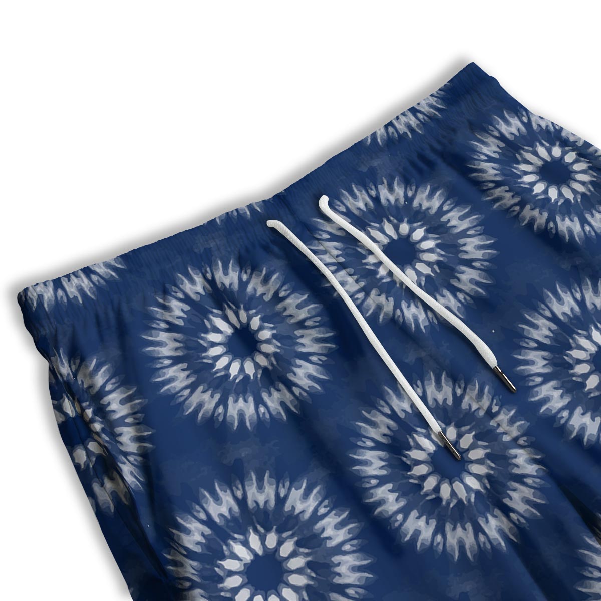 Shibori Print Pattern Men's Athletic Shorts