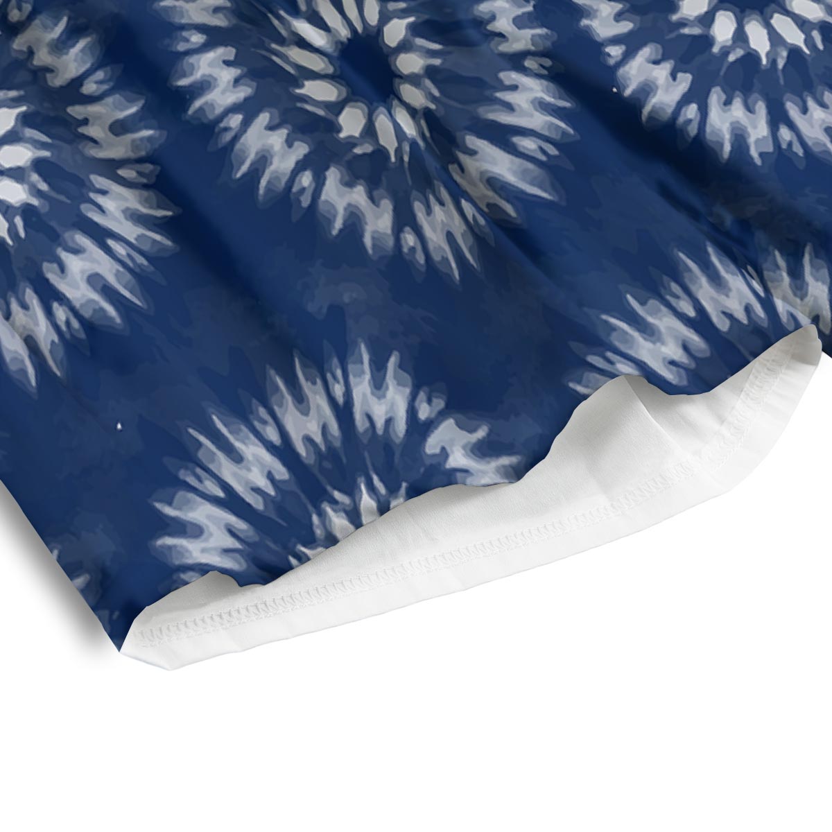 Shibori Print Pattern Men's Athletic Shorts