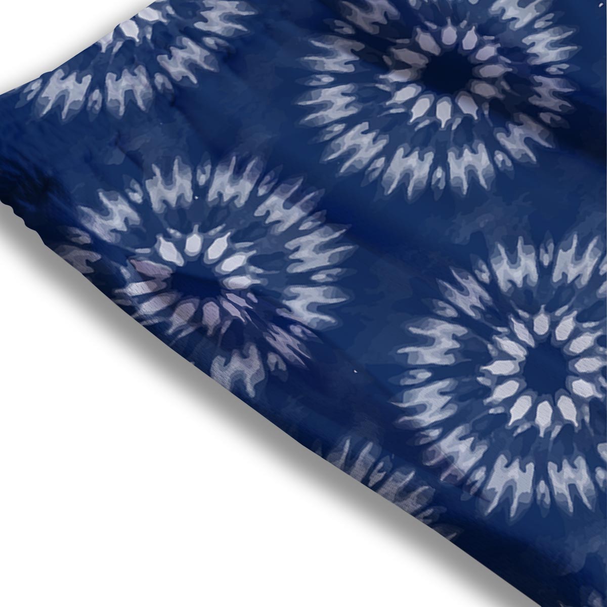Shibori Print Pattern Mesh Shorts