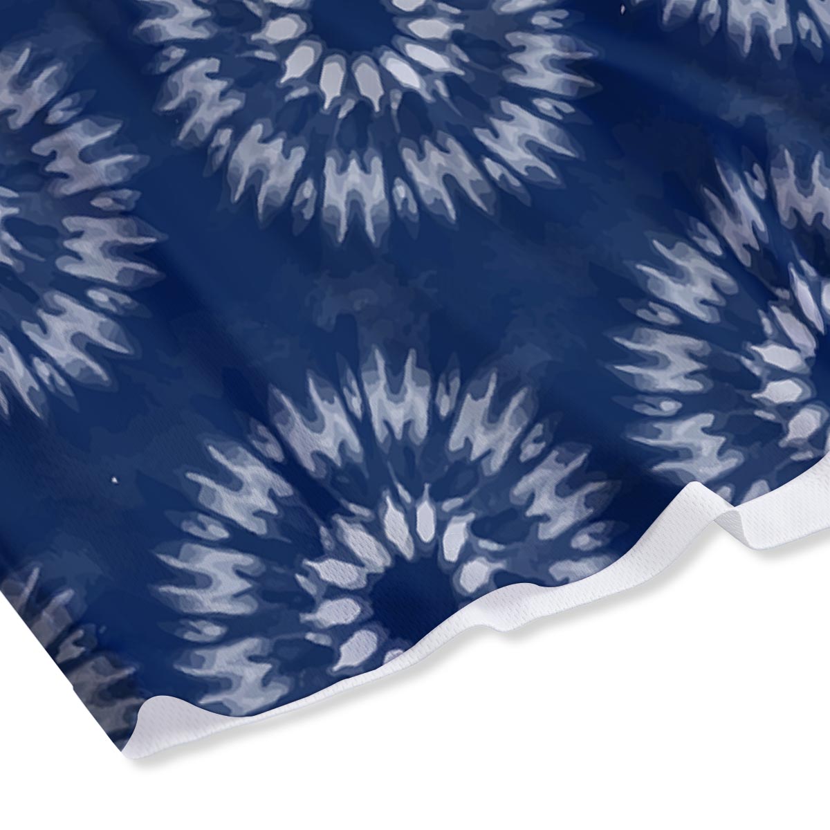 Shibori Print Pattern Mesh Shorts