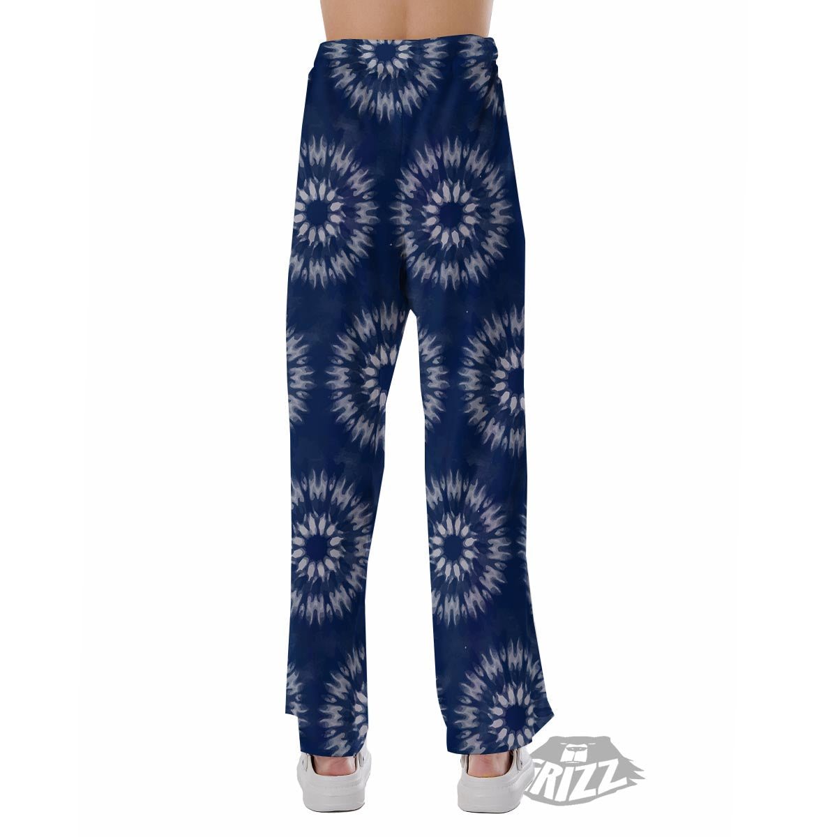Shibori Print Pattern Pajama Pants-grizzshop