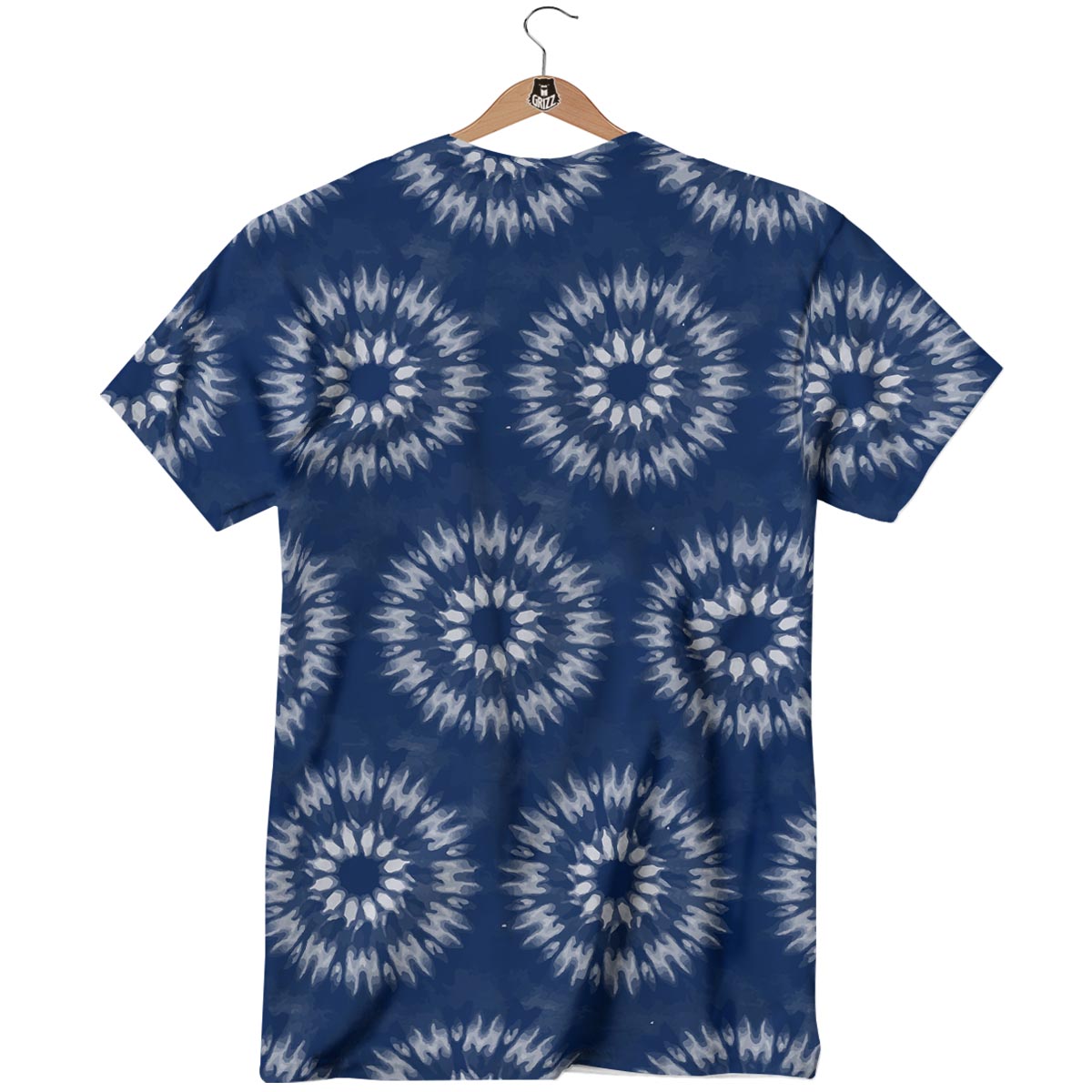Shibori Print Pattern T-Shirt-grizzshop
