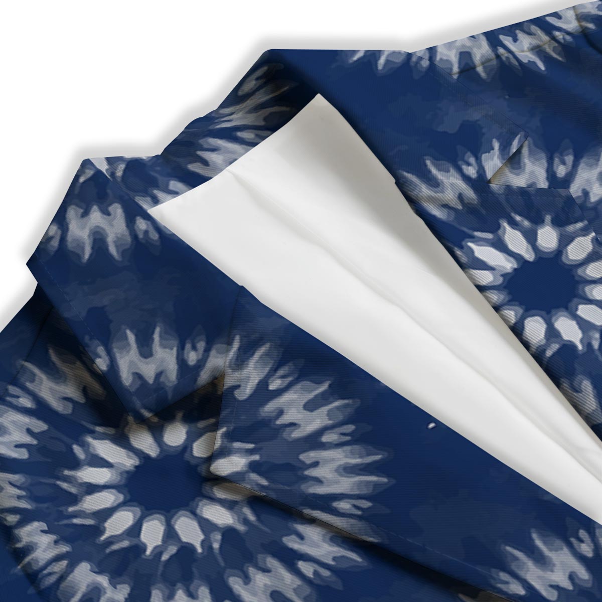 Shibori Print Pattern Women's Blazer-grizzshop