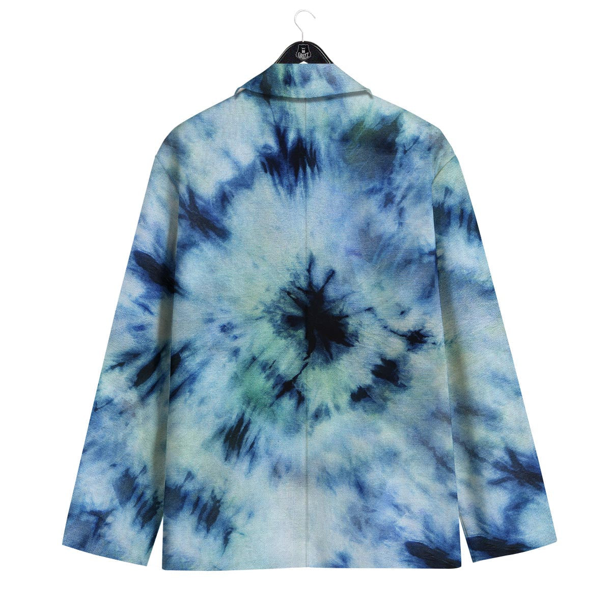 Shibori Tie Dye Print Men's Sport Coat-grizzshop