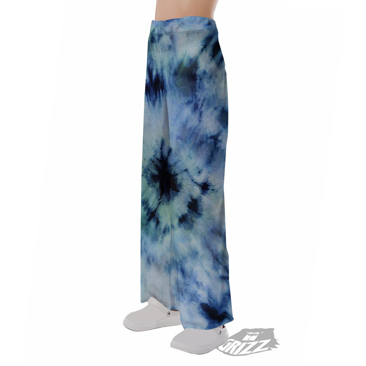 Shibori Tie Dye Print Pajama Pants-grizzshop