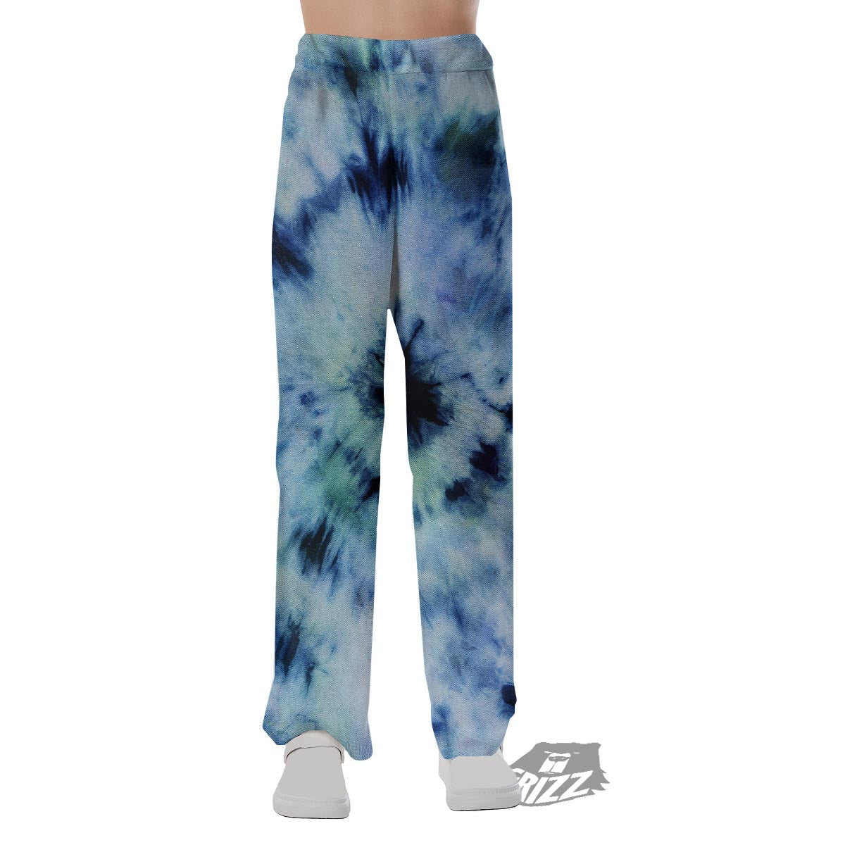 Shibori Tie Dye Print Pajama Pants-grizzshop