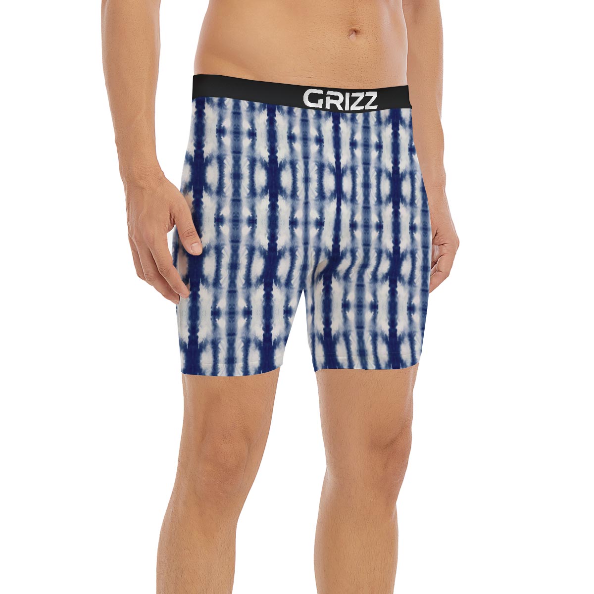 Shibori Tie Dye Print Pattern Boxer Briefs-grizzshop