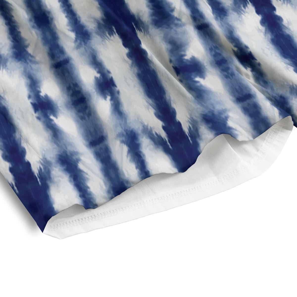 Shibori Tie Dye Print Pattern Men's Athletic Shorts