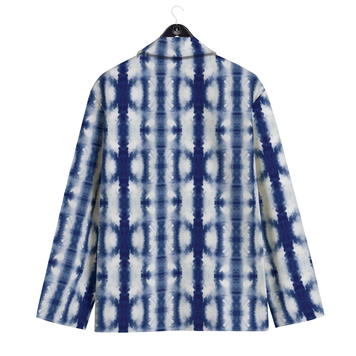 Shibori Tie Dye Print Pattern Men's Sport Coat-grizzshop