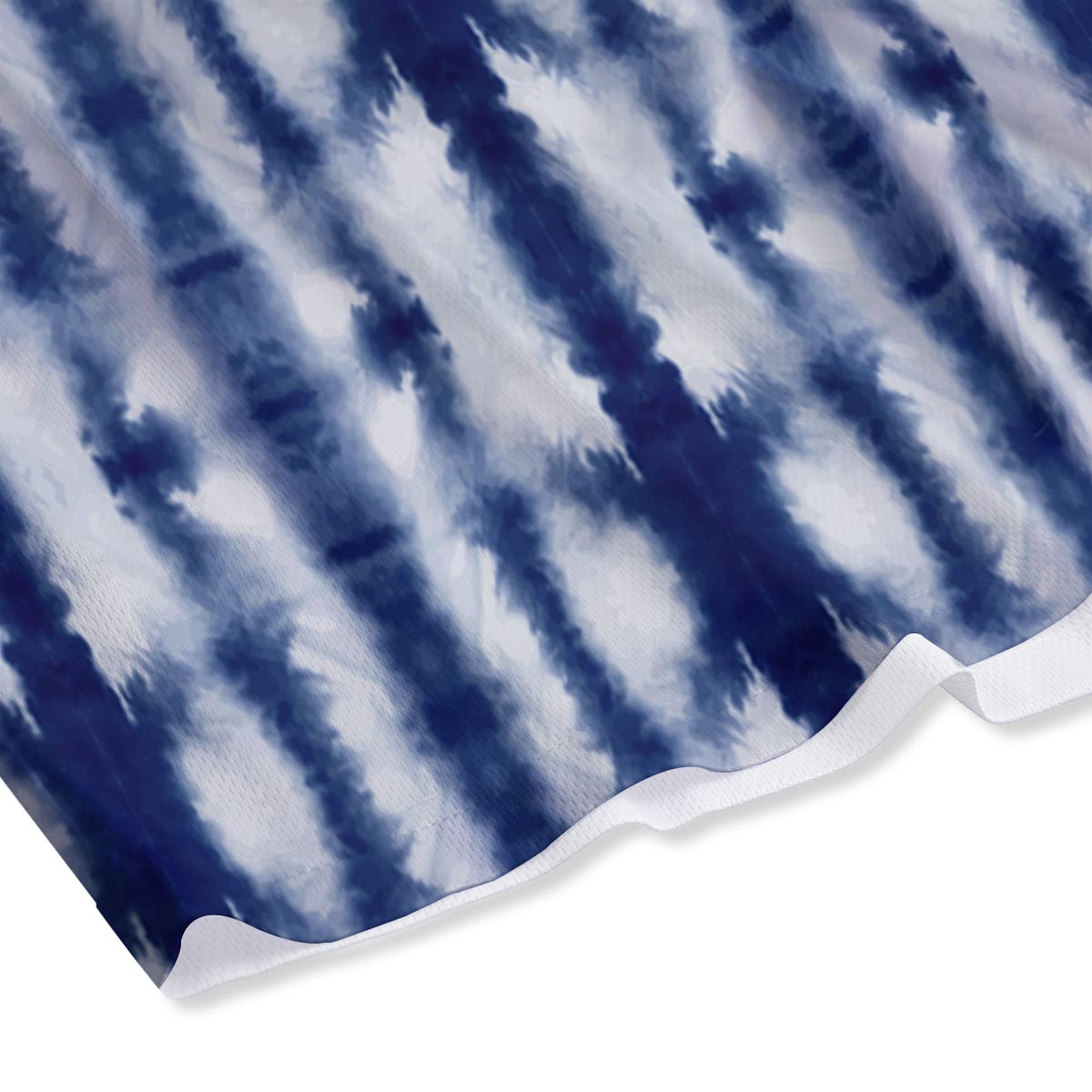 Shibori Tie Dye Print Pattern Mesh Shorts