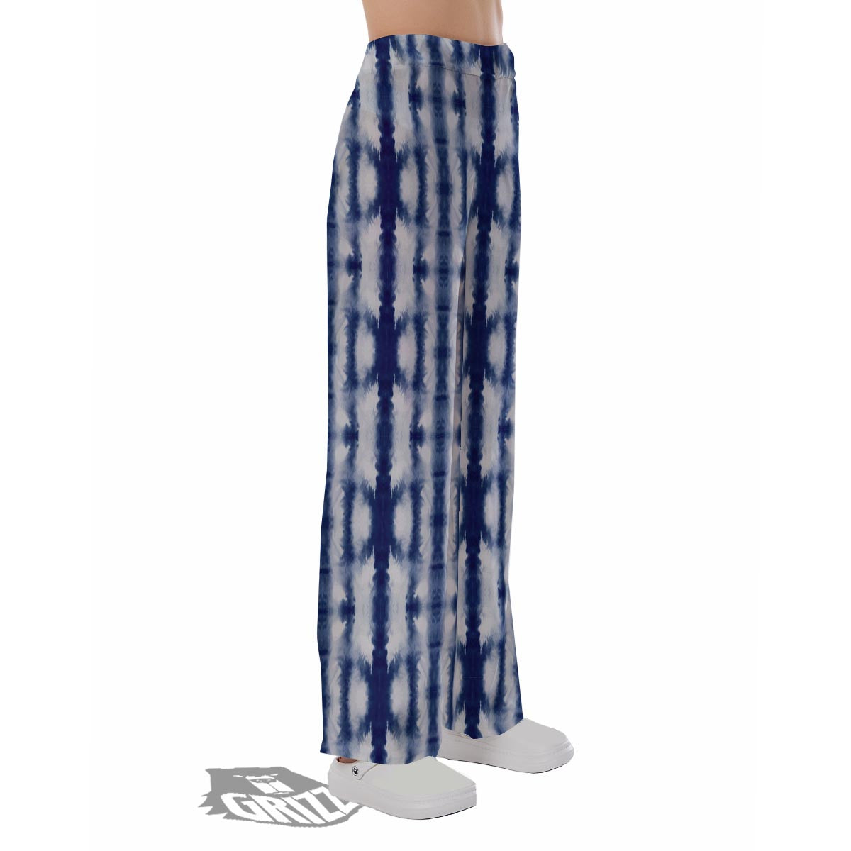 Shibori Tie Dye Print Pattern Pajama Pants-grizzshop