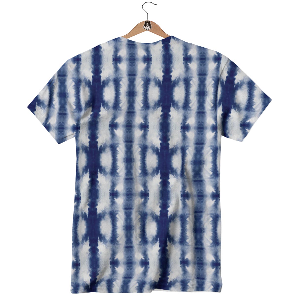 Shibori Tie Dye Print Pattern T-Shirt-grizzshop
