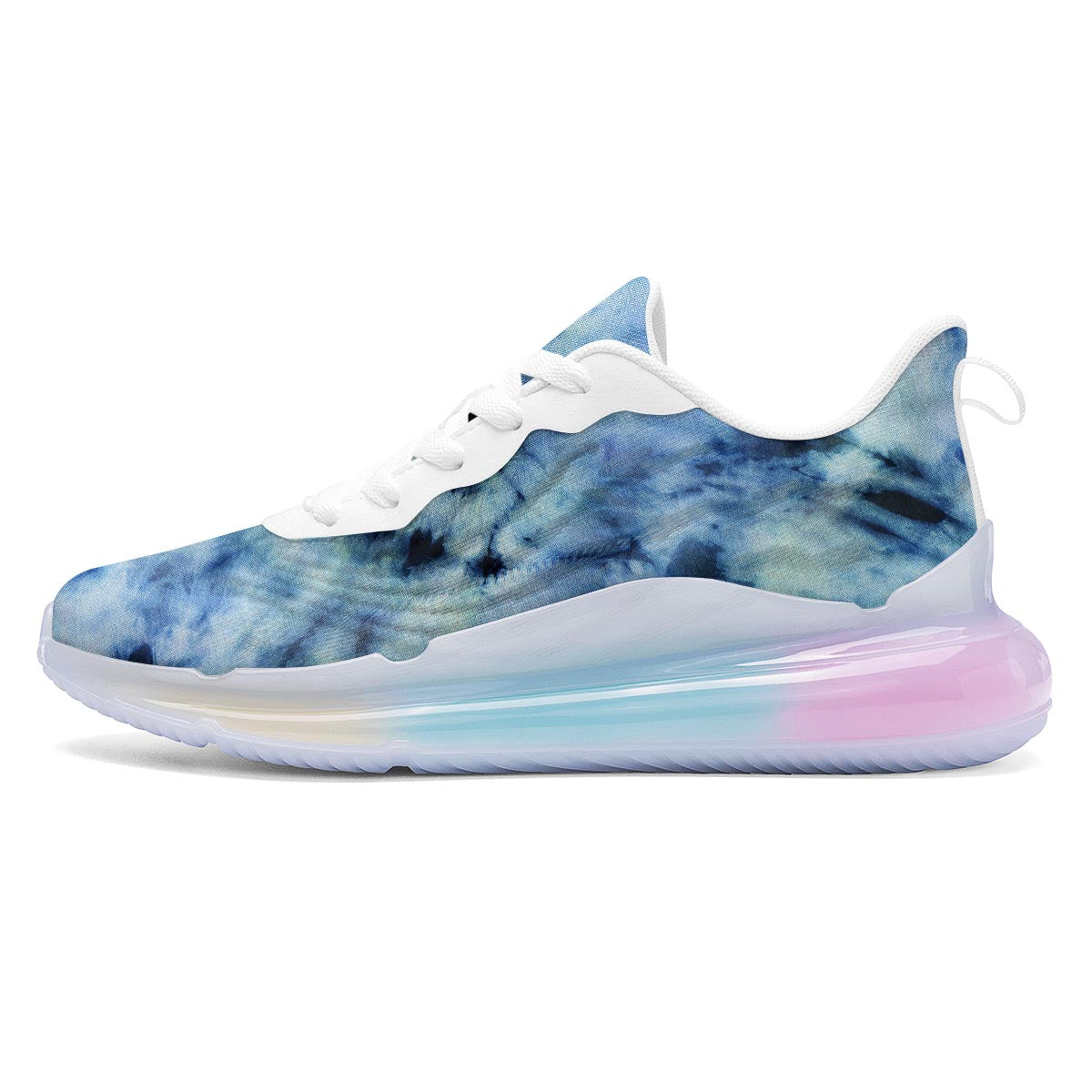 Shibori Tie Dye Print Running Sneakers-grizzshop