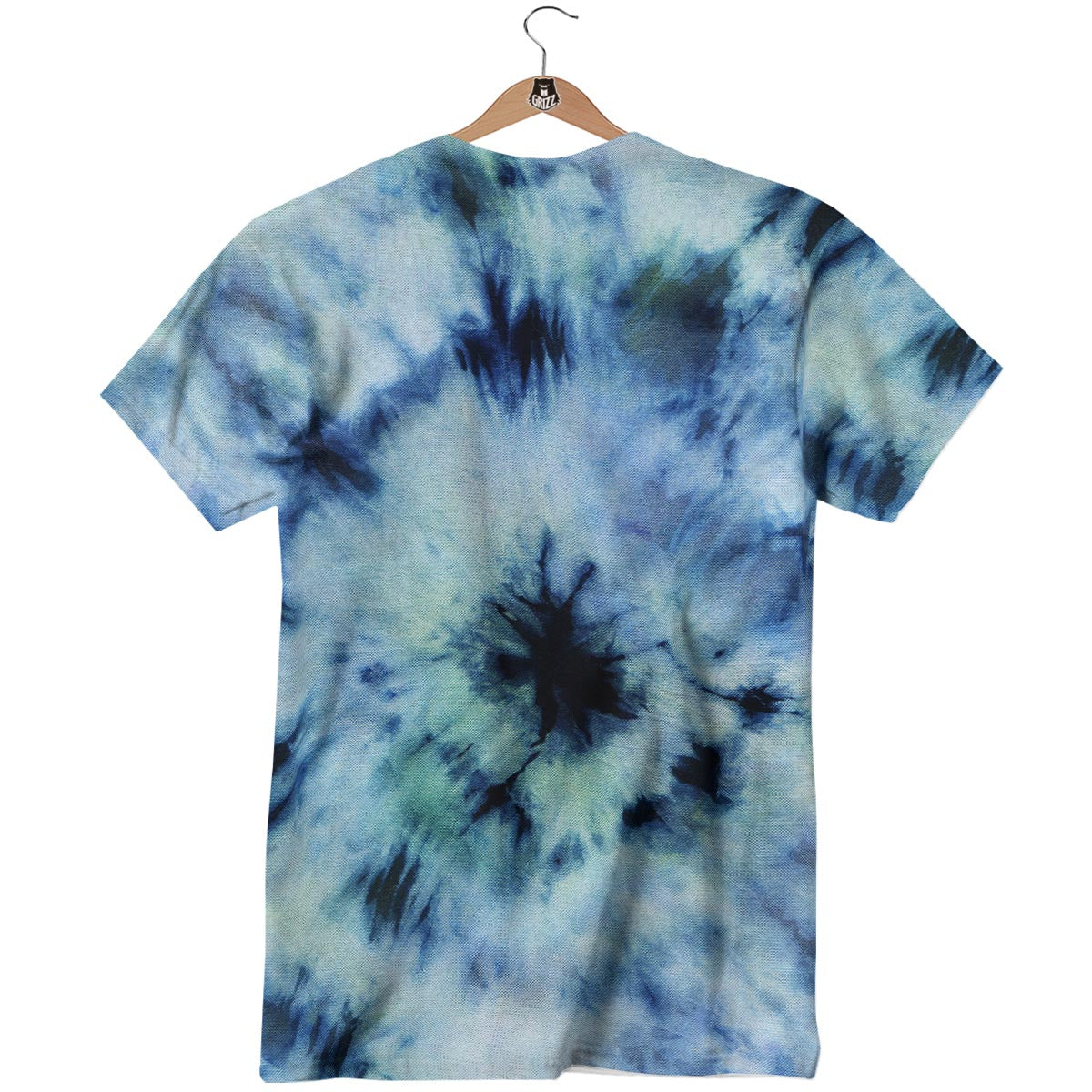 Shibori Tie Dye Print T-Shirt-grizzshop