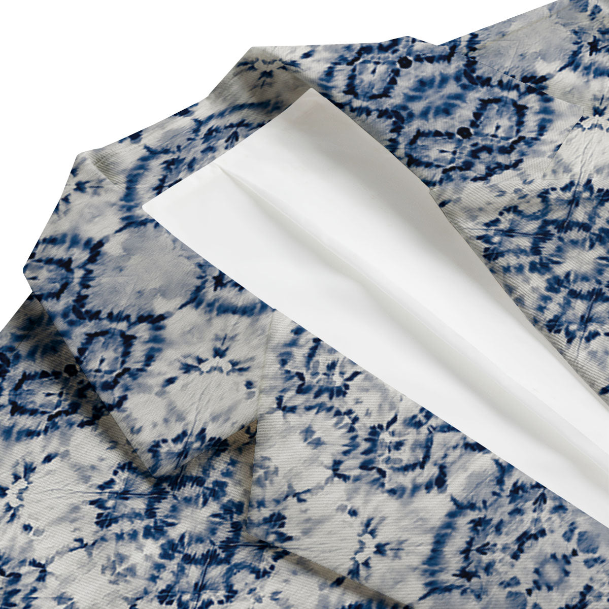 Shibori Watercolor Print Pattern Men's Blazer-grizzshop