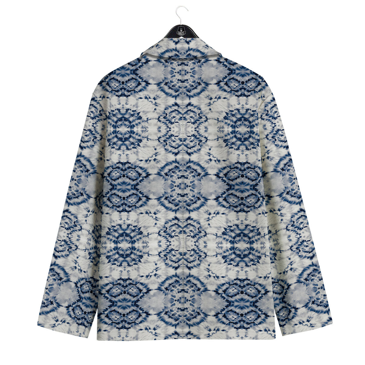 Shibori Watercolor Print Pattern Men's Sport Coat-grizzshop