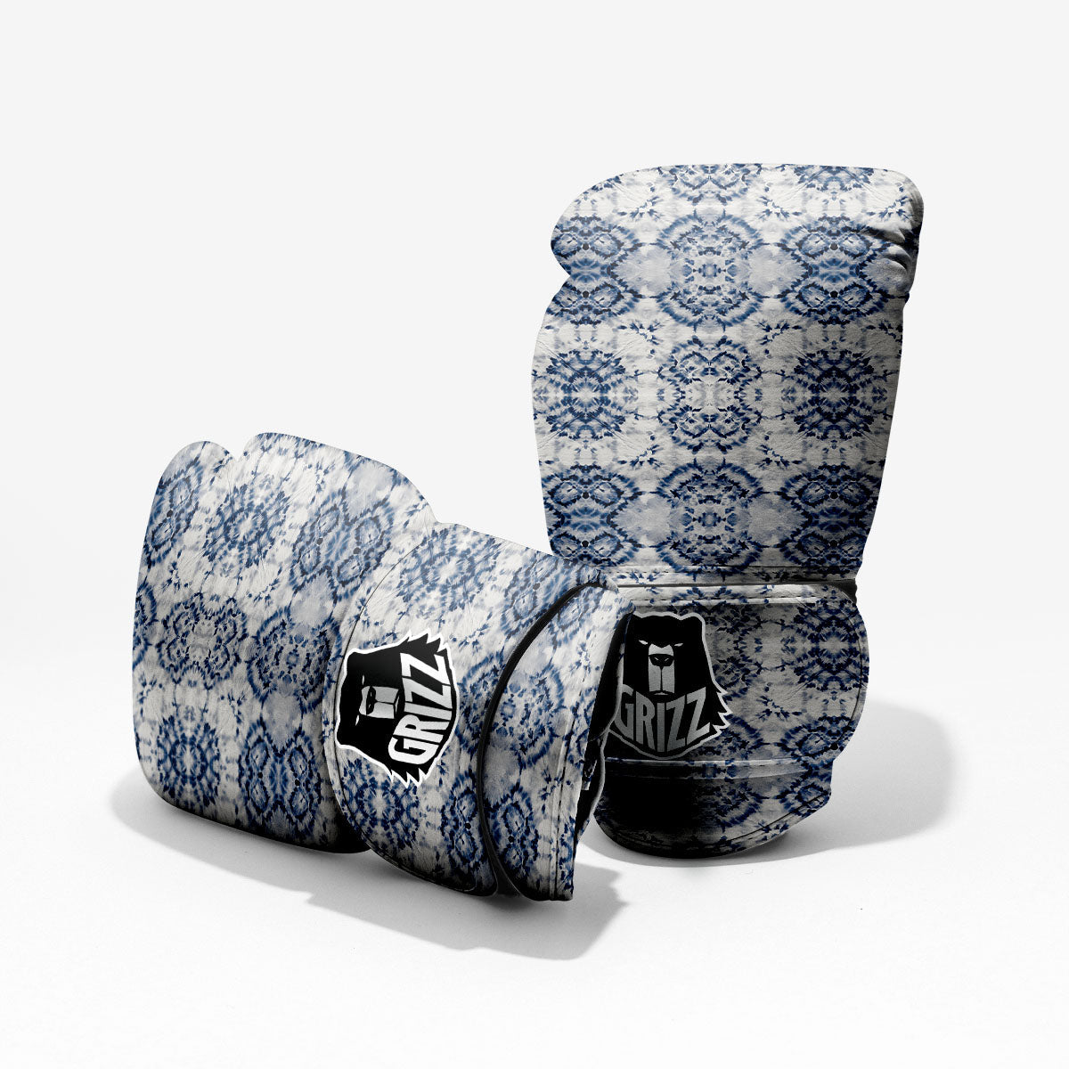 Shibori Watercolor Print Pattern Pro Boxing Glove