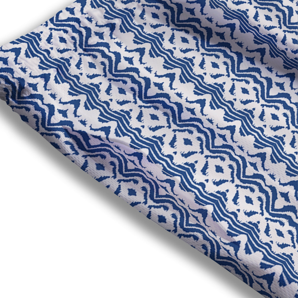 Shibori Wave Print Pattern Mesh Shorts