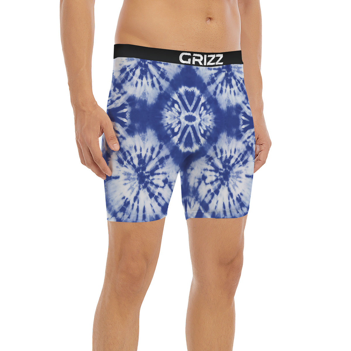 Shibori Blue Print Boxer Briefs