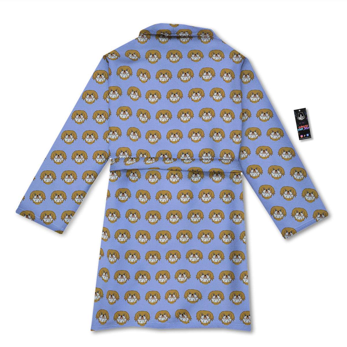 Shih Tzu Cute Print Pattern Bathrobe-grizzshop