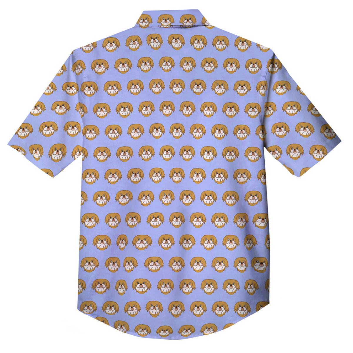 Shih Tzu Cute Print Pattern Button Up Shirt-grizzshop
