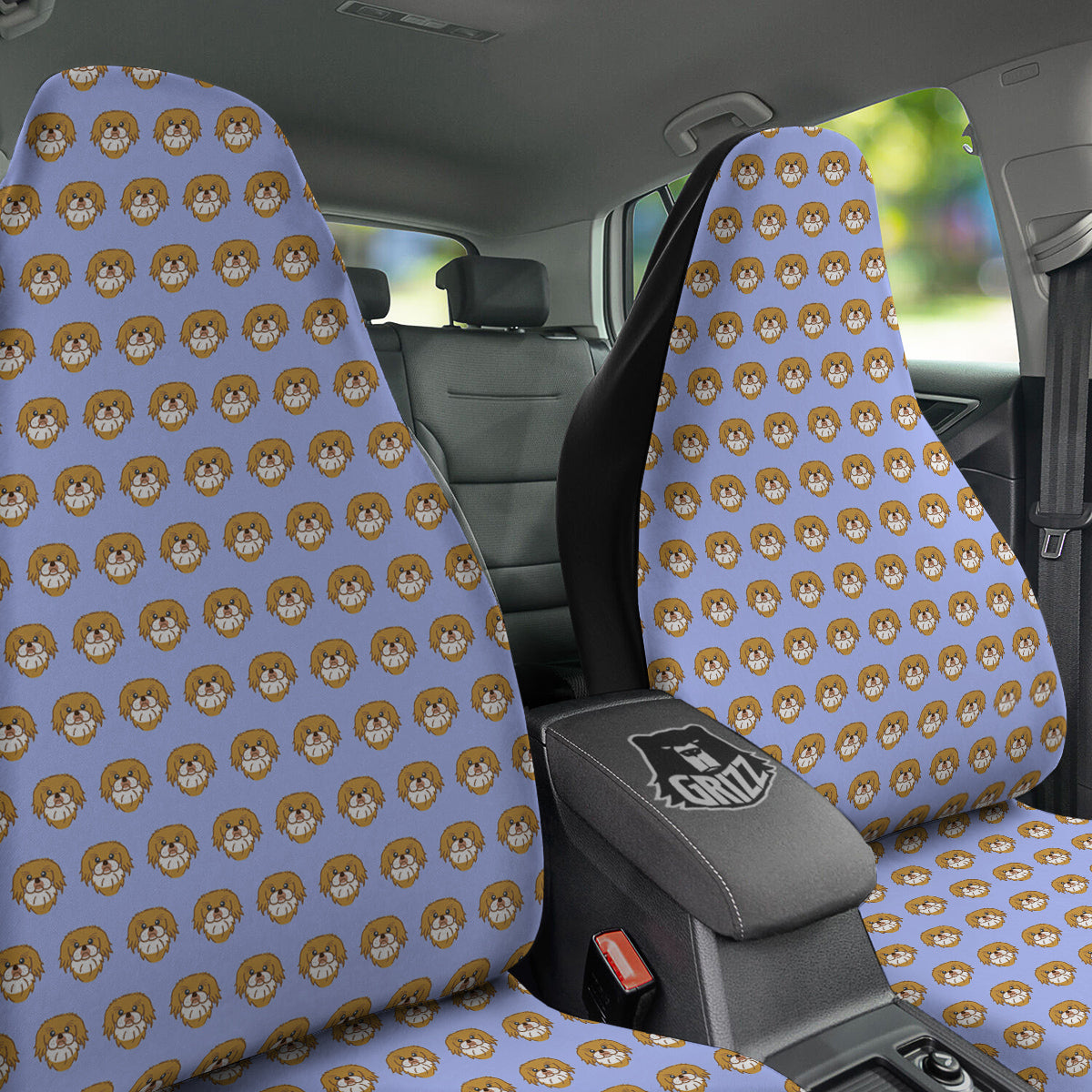 Shih Tzu Cute Print Pattern Car Seat Covers-grizzshop